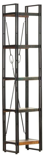 Ipari Fa Könyvespolc - 5 Polc - 40x30x180 cm