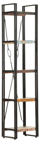 Ipari Fa Könyvespolc - 5 Polc - 40x30x180 cm