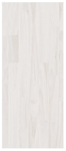 Fehér fenyőfa könyvszekrény térelválasztó 100 x 30 x 71,5 cm