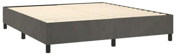VidaXL Bársony Ágy LED-del - 160x200 cm