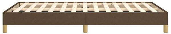 VidaXL sötétbarna szövet ágykeret 120x200 cm