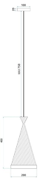 Mennyezeti lámpa APP1185-1CP