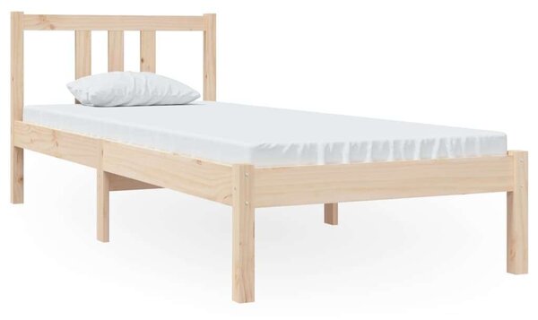 VidaXL Small Single tömör fa ágykeret 75 x 190 cm