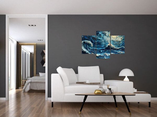 Kép - Az ég és a tenger festése (90x60 cm)