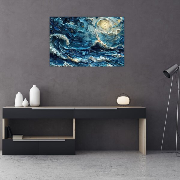 Kép - Az ég és a tenger festése (90x60 cm)