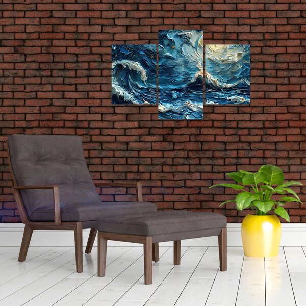 Kép - Az ég és a tenger festése (90x60 cm)