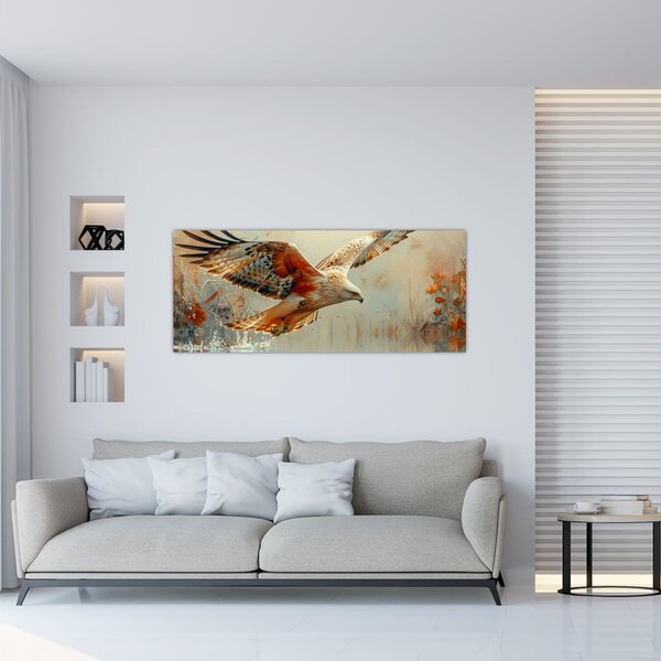 Kép - Ragadozó madár (120x50 cm)