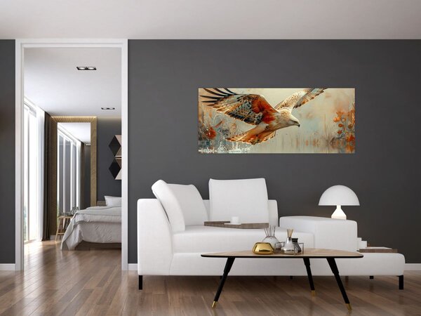 Kép - Ragadozó madár (120x50 cm)