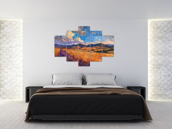 Kép - Olajfestmény tájkép (150x105 cm)