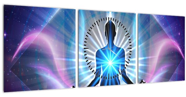 Kép - Meditáció (órával) (90x30 cm)