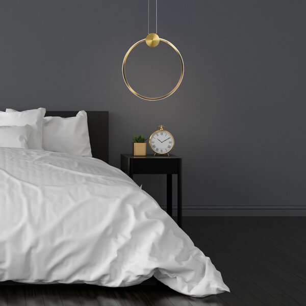Mennyezeti lámpa LED APP1394-CP OLD GOLD 30cm