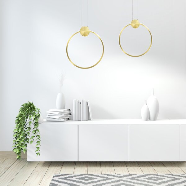 Mennyezeti lámpa LED APP1396-CP GOLD 40cm