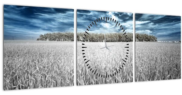 A mező képe (órával) (90x30 cm)