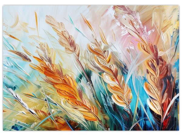 Kép - Búza, absztrakció (70x50 cm)