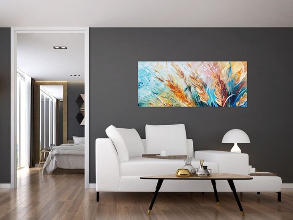 Kép - Búza, absztrakció (120x50 cm)