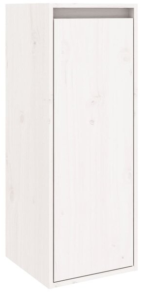 2 darab fehér tömör fenyőfa faliszekrény 30 x 30 x 80 cm