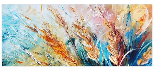 Kép - Búza, absztrakció (120x50 cm)