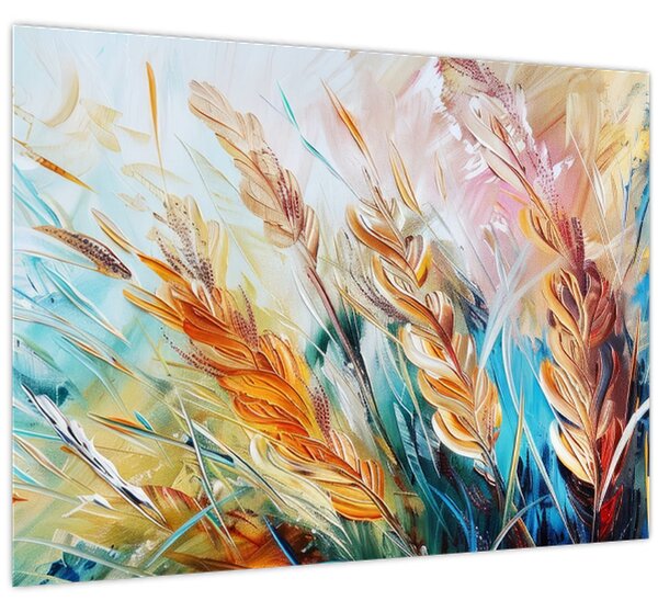 Kép - Búza, absztrakció (70x50 cm)