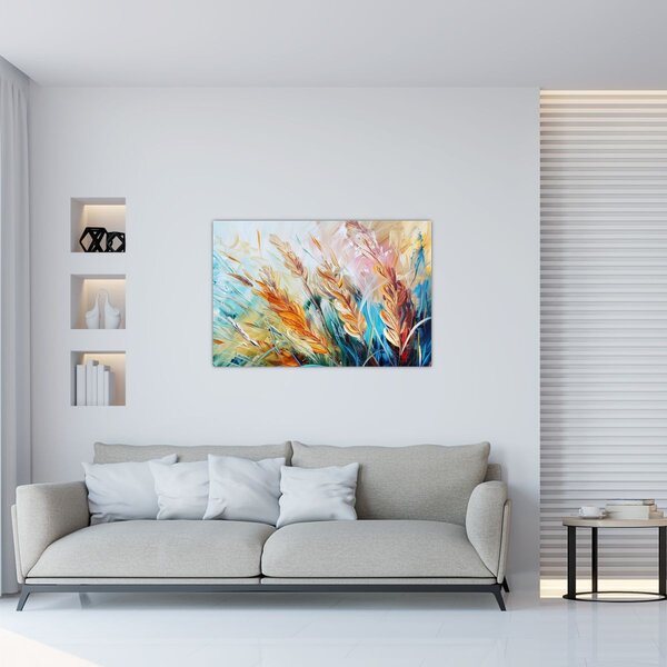 Kép - Búza, absztrakció (90x60 cm)