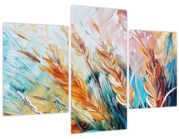 Kép - Búza, absztrakció (90x60 cm)