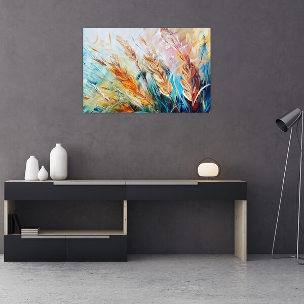 Kép - Búza, absztrakció (90x60 cm)