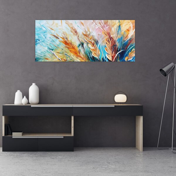 Kép - Búza, absztrakció (120x50 cm)