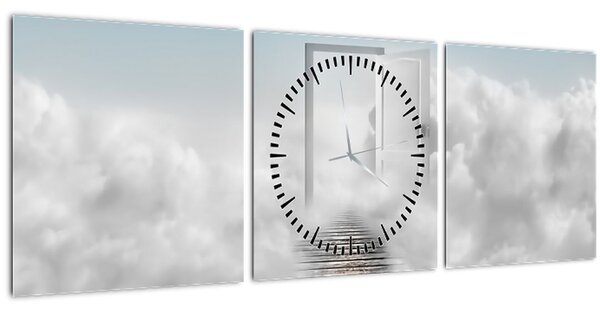 Kép - Ajtó a mennybe (órával) (90x30 cm)