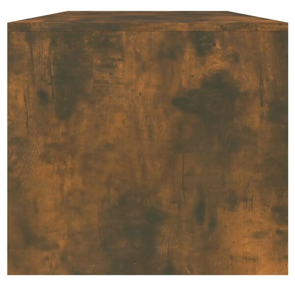 Füstös tölgy színű szerelt fa dohányzóasztal 102 x 50 x 45 cm
