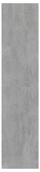 Szürke sonoma színű fa könyvszekrény/térelválasztó 60x30x135 cm