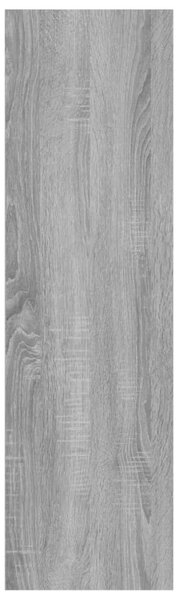 Szürke sonoma színű könyvszekrény/térelválasztó 100x30x103 cm