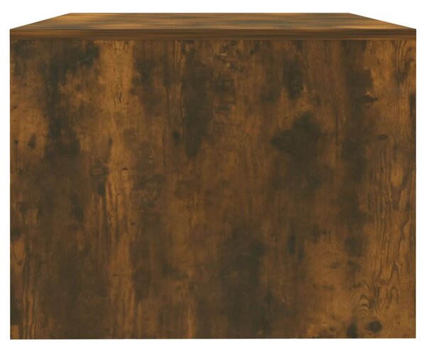 Füstös tölgy színű szerelt fa dohányzóasztal 102 x 55 x 42 cm