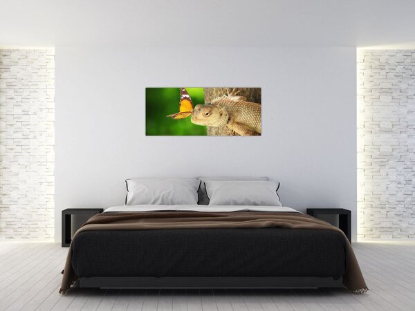 Kép - Gyík (120x50 cm)