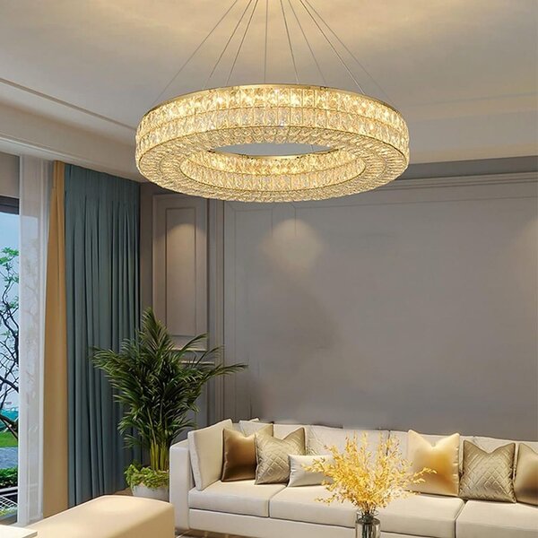 Mennyezeti lámpa LED APP1569-CP Gold 80cm