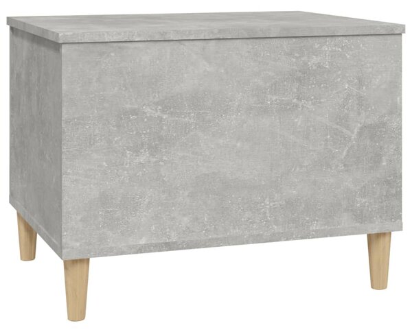 Betonszürke szerelt fa dohányzóasztal 60 x 44,5 x 45 cm