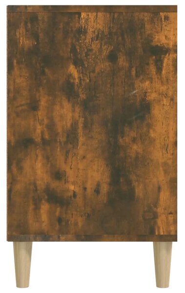 Füstös tölgy színű szerelt fa cipősszekrény 102 x 36 x 60 cm