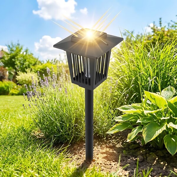 Napelemes lámpa LED J-22 Black