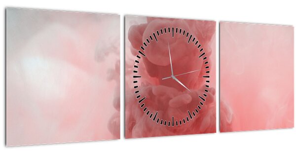 A vörös füst képe (órával) (90x30 cm)