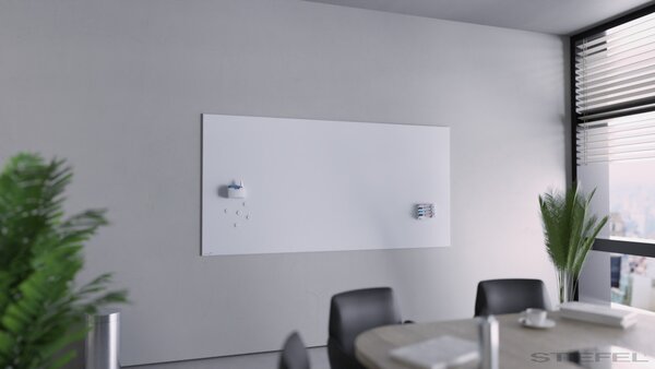 Legamaster Matt felületű, színes, mágneses üvegtábla, "hűvös tó", 100x200 cm
