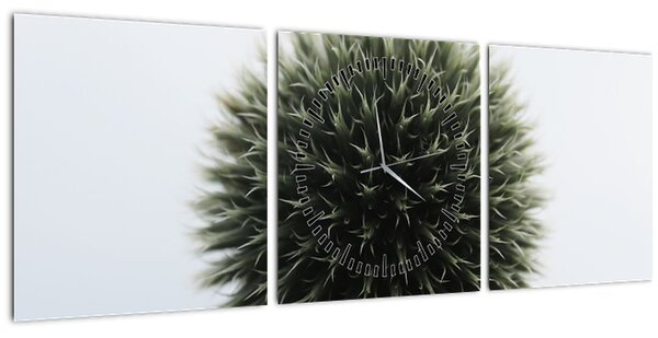 Egy viráglabda képe (órával) (90x30 cm)