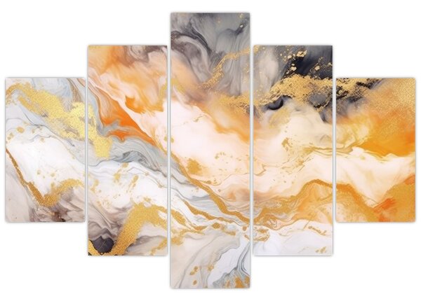 Kép - Márványozott háttér (150x105 cm)