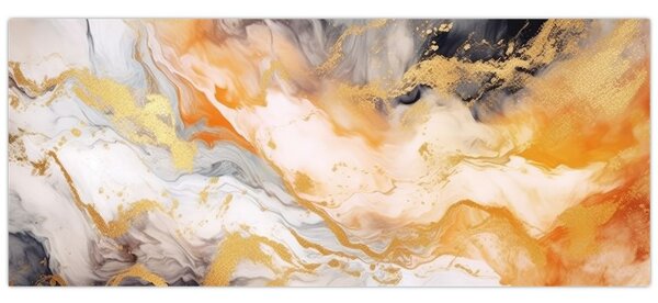 Kép - Márványozott háttér (120x50 cm)