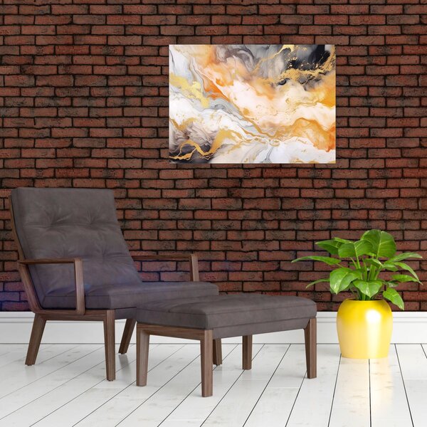 Kép - Márványozott háttér (70x50 cm)