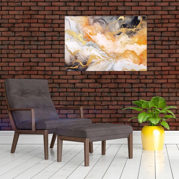 Kép - Márványozott háttér (90x60 cm)