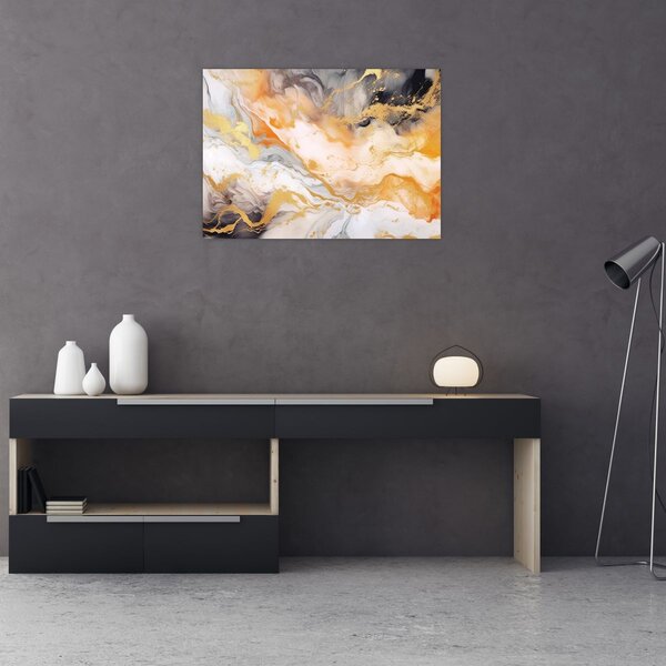Kép - Márványozott háttér (70x50 cm)