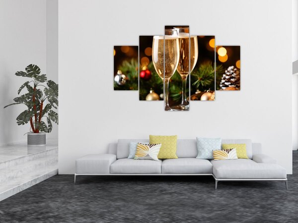 Kép - Egy pohár pezsgő (150x105 cm)