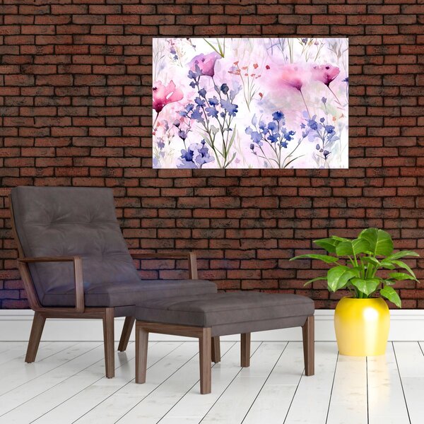 Kép - Akvarell rét (90x60 cm)