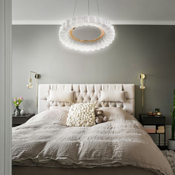 Toolight Toolight, LED mennyezeti lámpa 40cm, 24W, 4000K, 2500lm, MS018-CP, rozéarany, OSW-09630