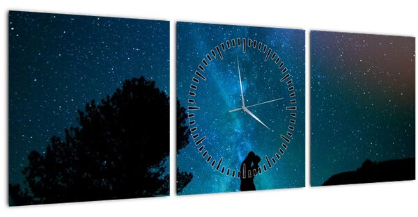 Kép - Találkozás a csillagok alatt (órával) (90x30 cm)