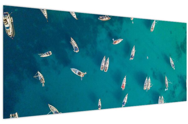 Kép - Vitorlások (120x50 cm)