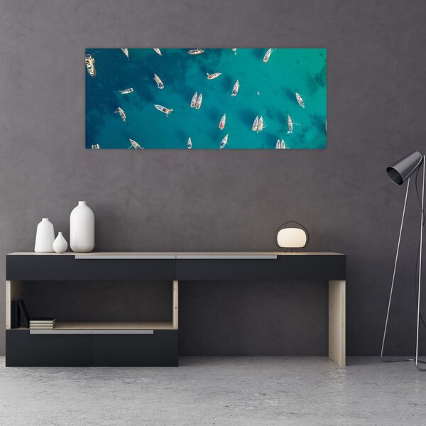 Kép - Vitorlások (120x50 cm)